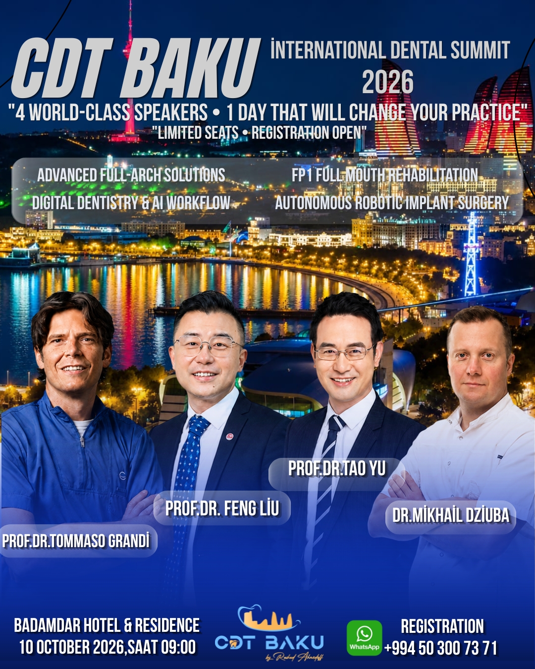 CDT Baku International Dental Summit 2026