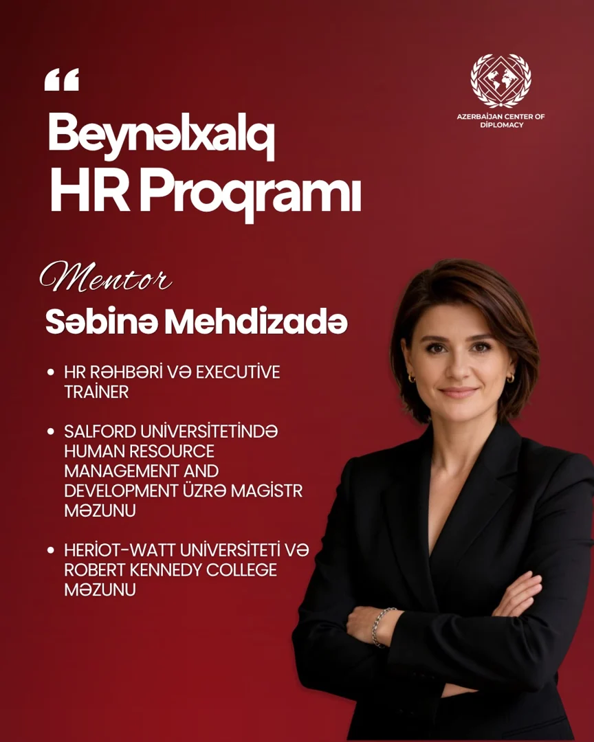 Sabinə Mehdizadə · International HR Programme