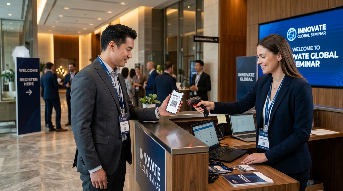 Korporativ Tədbir və Seminar Qeydiyyatında QR Kodlu Check-in Sistemi: Təşkilatçılar Üçün Bələdçi