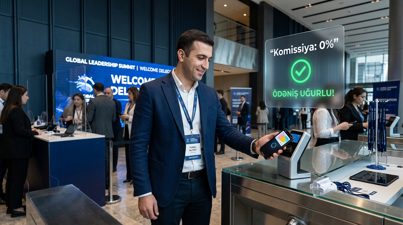 Продажа билетов на B2B-мероприятия через Apple Pay и Google Pay без комиссии — Азербайджан